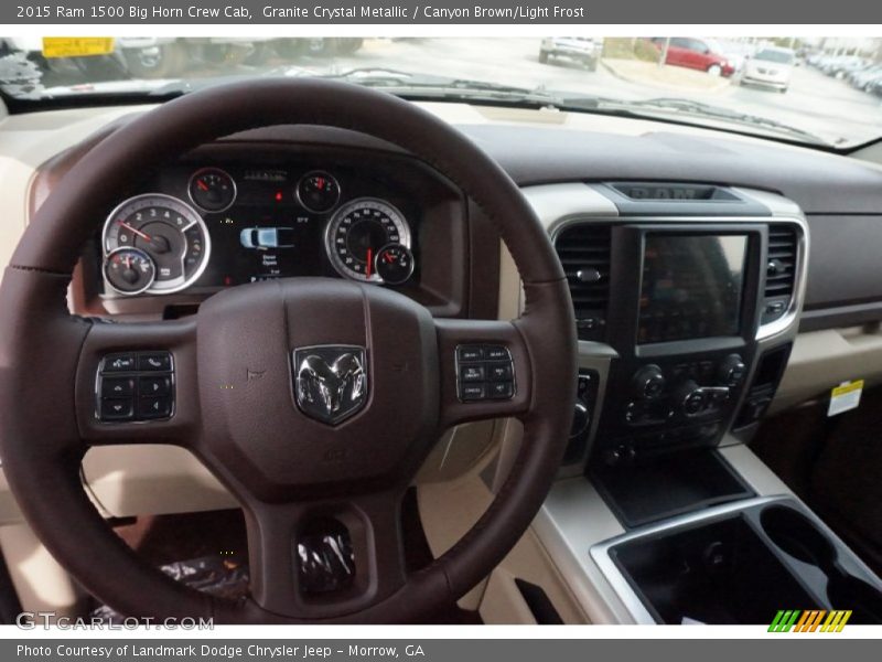 Granite Crystal Metallic / Canyon Brown/Light Frost 2015 Ram 1500 Big Horn Crew Cab