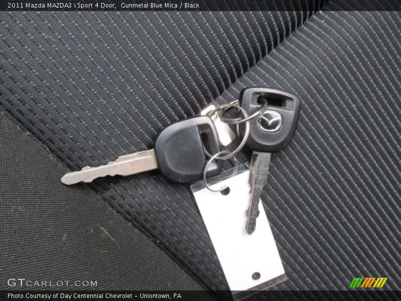 Gunmetal Blue Mica / Black 2011 Mazda MAZDA3 i Sport 4 Door