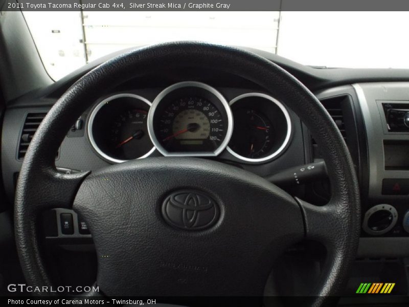 Silver Streak Mica / Graphite Gray 2011 Toyota Tacoma Regular Cab 4x4