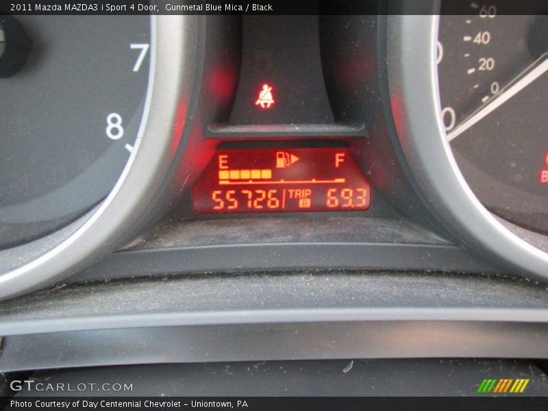 Gunmetal Blue Mica / Black 2011 Mazda MAZDA3 i Sport 4 Door