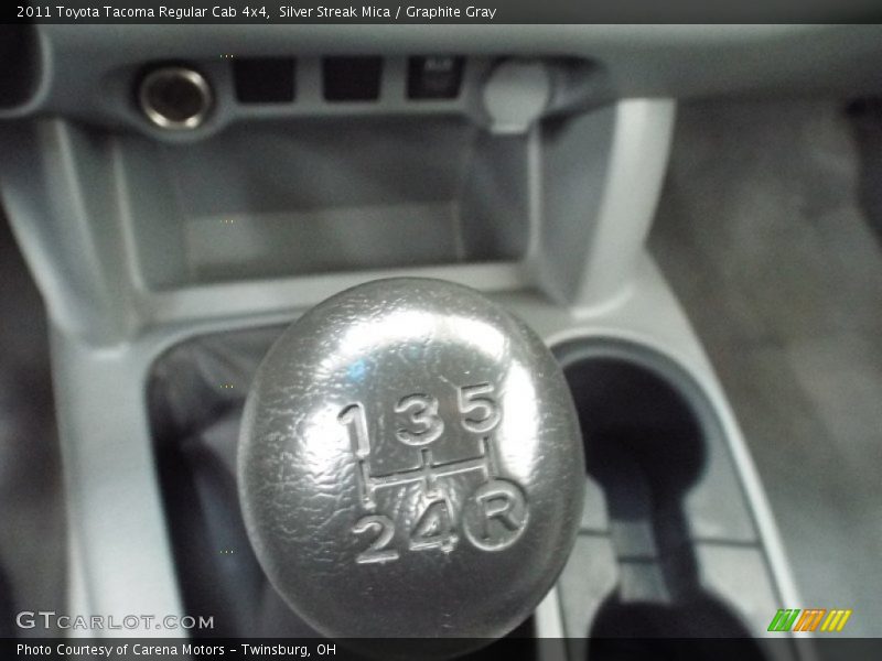 Silver Streak Mica / Graphite Gray 2011 Toyota Tacoma Regular Cab 4x4