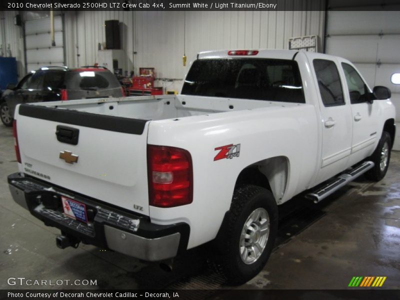 Summit White / Light Titanium/Ebony 2010 Chevrolet Silverado 2500HD LTZ Crew Cab 4x4