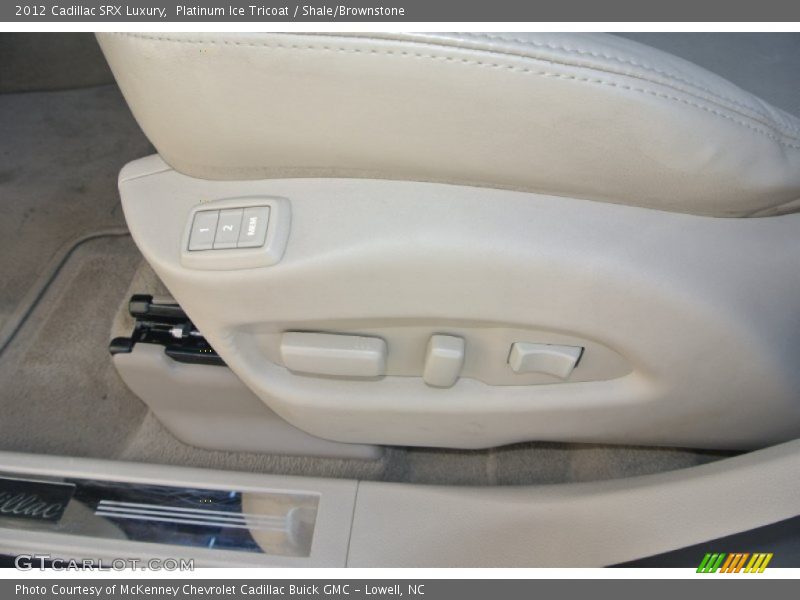 Platinum Ice Tricoat / Shale/Brownstone 2012 Cadillac SRX Luxury