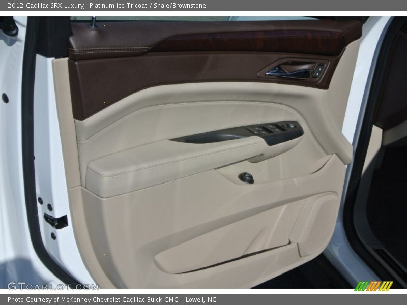 Platinum Ice Tricoat / Shale/Brownstone 2012 Cadillac SRX Luxury