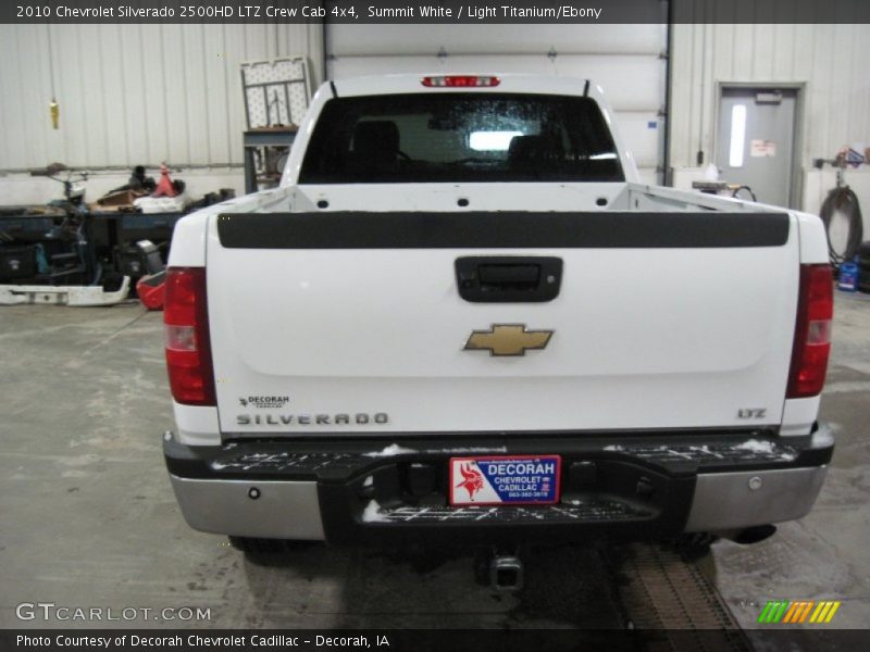 Summit White / Light Titanium/Ebony 2010 Chevrolet Silverado 2500HD LTZ Crew Cab 4x4