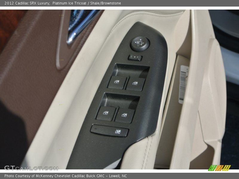 Platinum Ice Tricoat / Shale/Brownstone 2012 Cadillac SRX Luxury