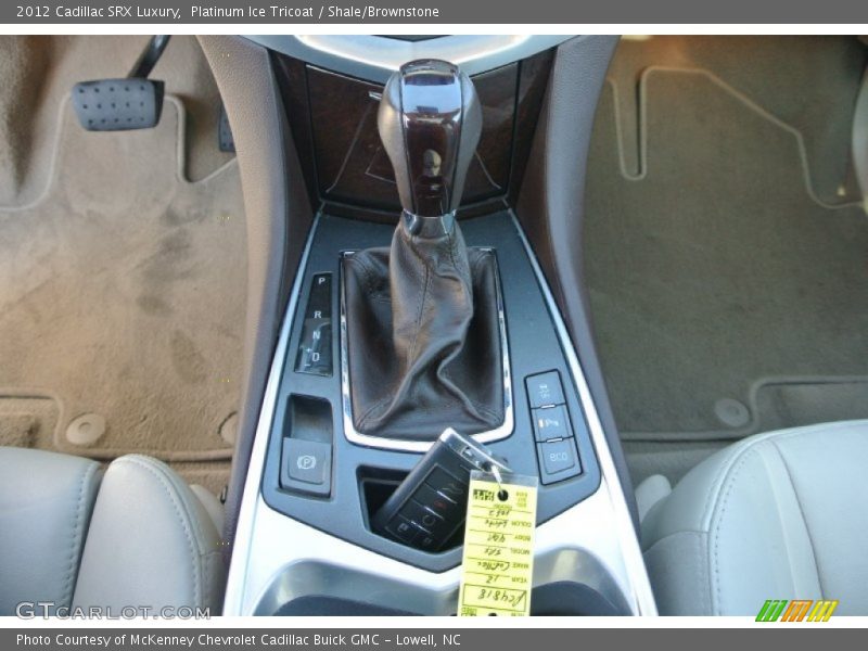 Platinum Ice Tricoat / Shale/Brownstone 2012 Cadillac SRX Luxury