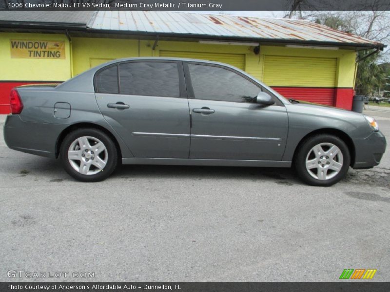 Medium Gray Metallic / Titanium Gray 2006 Chevrolet Malibu LT V6 Sedan