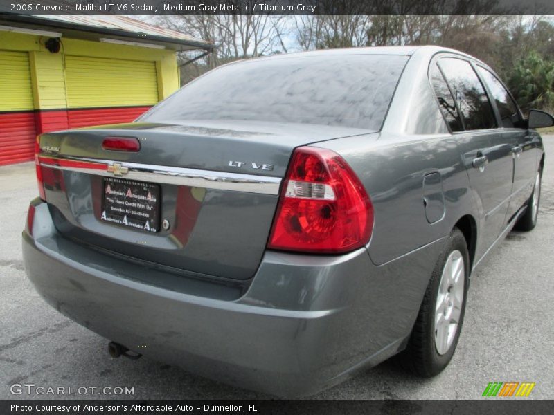 Medium Gray Metallic / Titanium Gray 2006 Chevrolet Malibu LT V6 Sedan