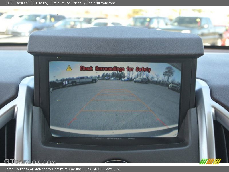 Platinum Ice Tricoat / Shale/Brownstone 2012 Cadillac SRX Luxury