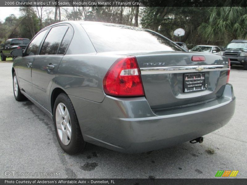 Medium Gray Metallic / Titanium Gray 2006 Chevrolet Malibu LT V6 Sedan