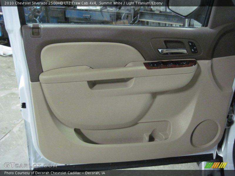 Summit White / Light Titanium/Ebony 2010 Chevrolet Silverado 2500HD LTZ Crew Cab 4x4