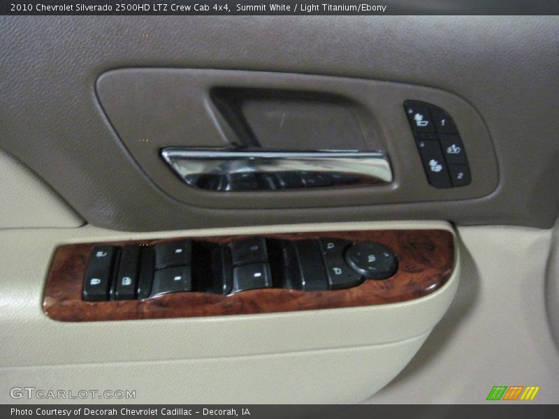Summit White / Light Titanium/Ebony 2010 Chevrolet Silverado 2500HD LTZ Crew Cab 4x4