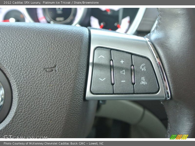 Platinum Ice Tricoat / Shale/Brownstone 2012 Cadillac SRX Luxury