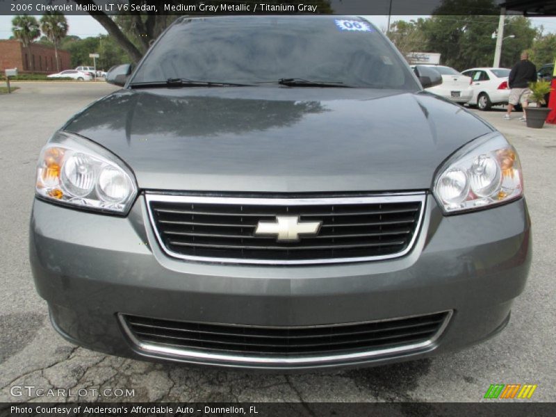 Medium Gray Metallic / Titanium Gray 2006 Chevrolet Malibu LT V6 Sedan