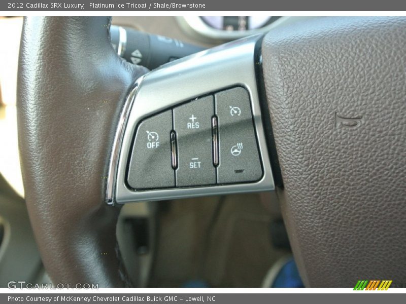 Platinum Ice Tricoat / Shale/Brownstone 2012 Cadillac SRX Luxury