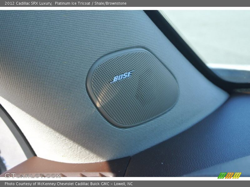 Platinum Ice Tricoat / Shale/Brownstone 2012 Cadillac SRX Luxury