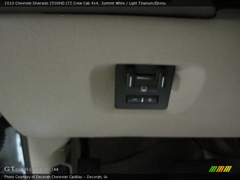 Summit White / Light Titanium/Ebony 2010 Chevrolet Silverado 2500HD LTZ Crew Cab 4x4