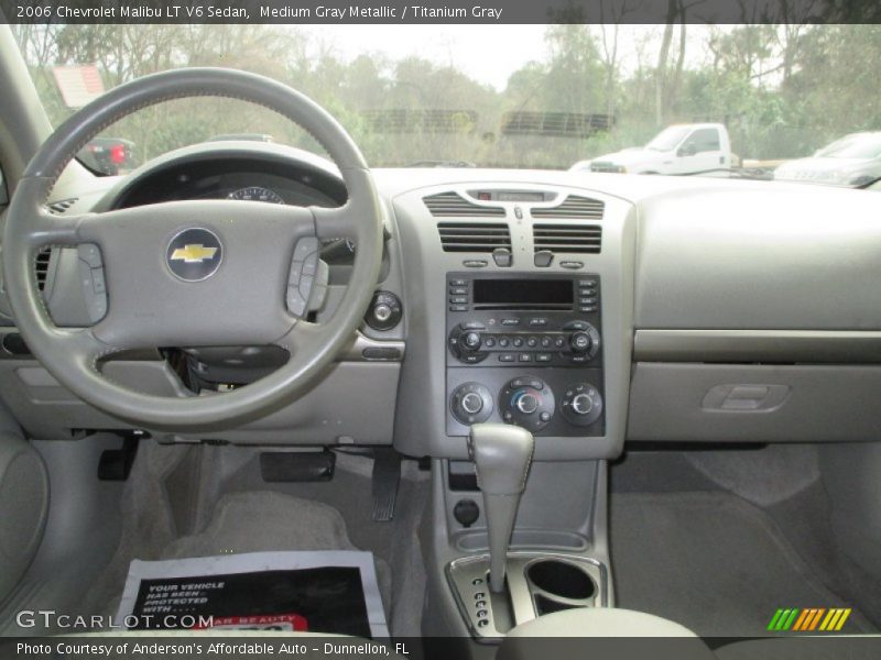 Medium Gray Metallic / Titanium Gray 2006 Chevrolet Malibu LT V6 Sedan
