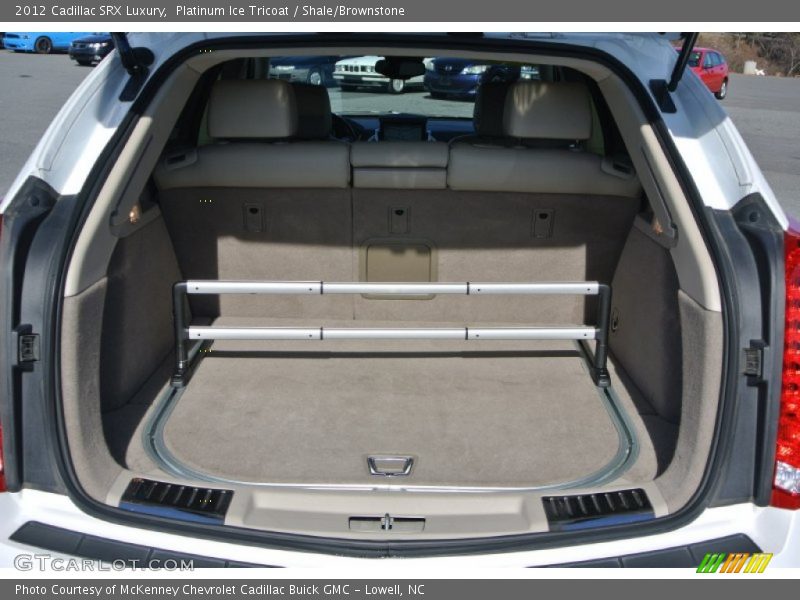 Platinum Ice Tricoat / Shale/Brownstone 2012 Cadillac SRX Luxury