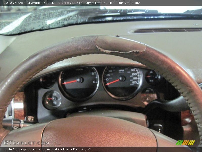 Summit White / Light Titanium/Ebony 2010 Chevrolet Silverado 2500HD LTZ Crew Cab 4x4