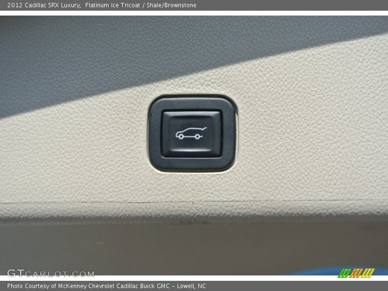 Platinum Ice Tricoat / Shale/Brownstone 2012 Cadillac SRX Luxury