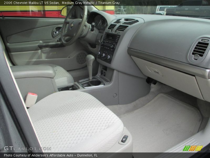 Medium Gray Metallic / Titanium Gray 2006 Chevrolet Malibu LT V6 Sedan