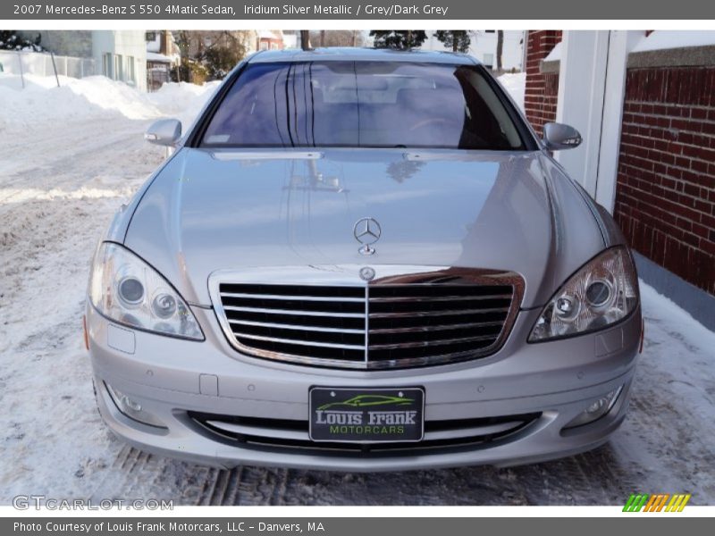 Iridium Silver Metallic / Grey/Dark Grey 2007 Mercedes-Benz S 550 4Matic Sedan