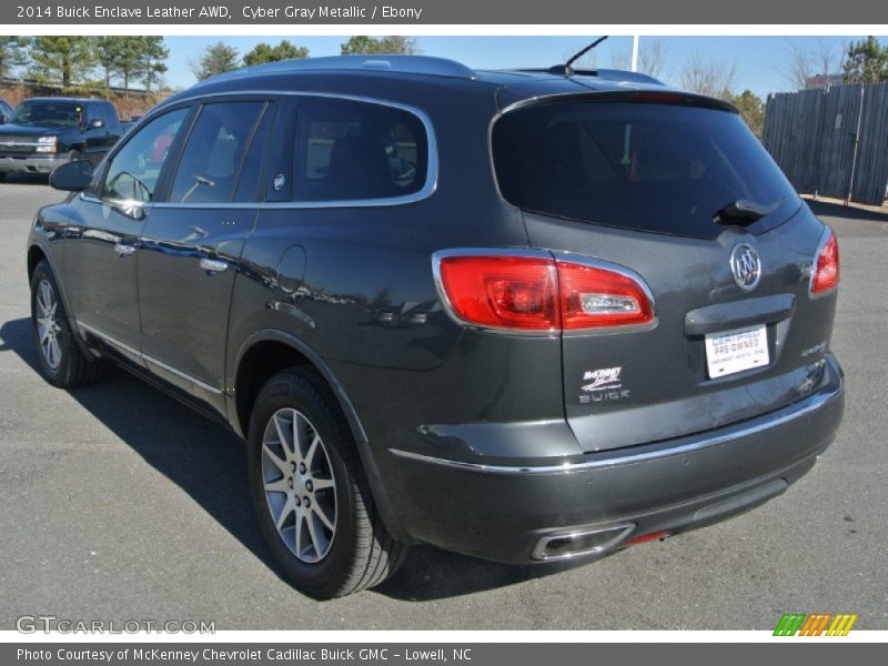 Cyber Gray Metallic / Ebony 2014 Buick Enclave Leather AWD