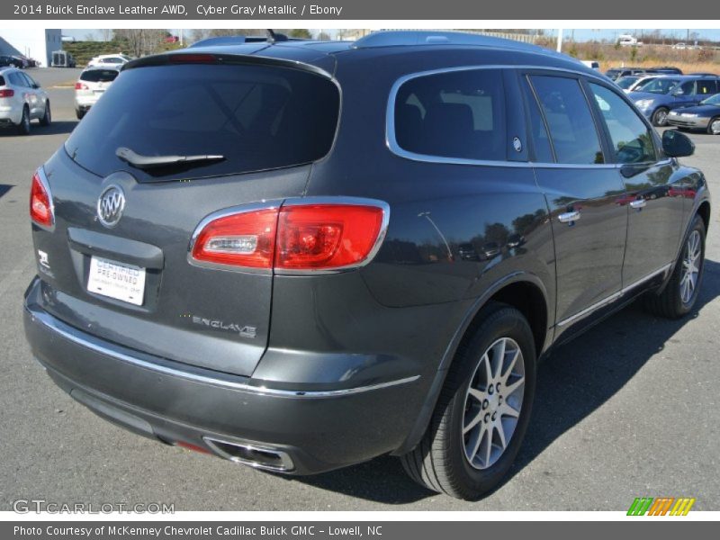 Cyber Gray Metallic / Ebony 2014 Buick Enclave Leather AWD