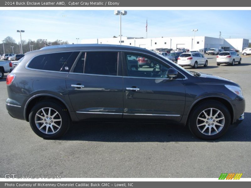 Cyber Gray Metallic / Ebony 2014 Buick Enclave Leather AWD