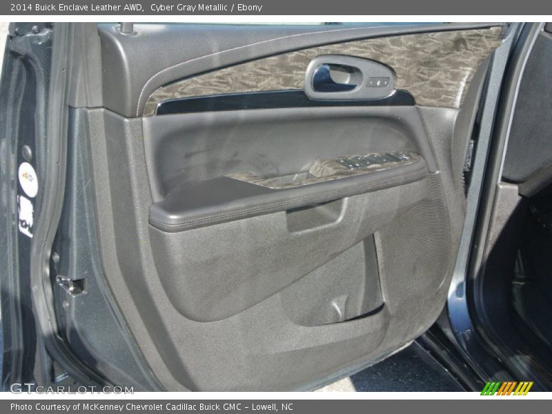 Cyber Gray Metallic / Ebony 2014 Buick Enclave Leather AWD