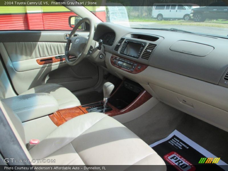 Phantom Gray Pearl / Stone 2004 Toyota Camry LE V6