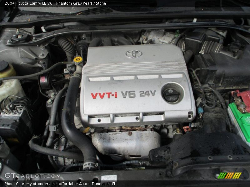 Phantom Gray Pearl / Stone 2004 Toyota Camry LE V6