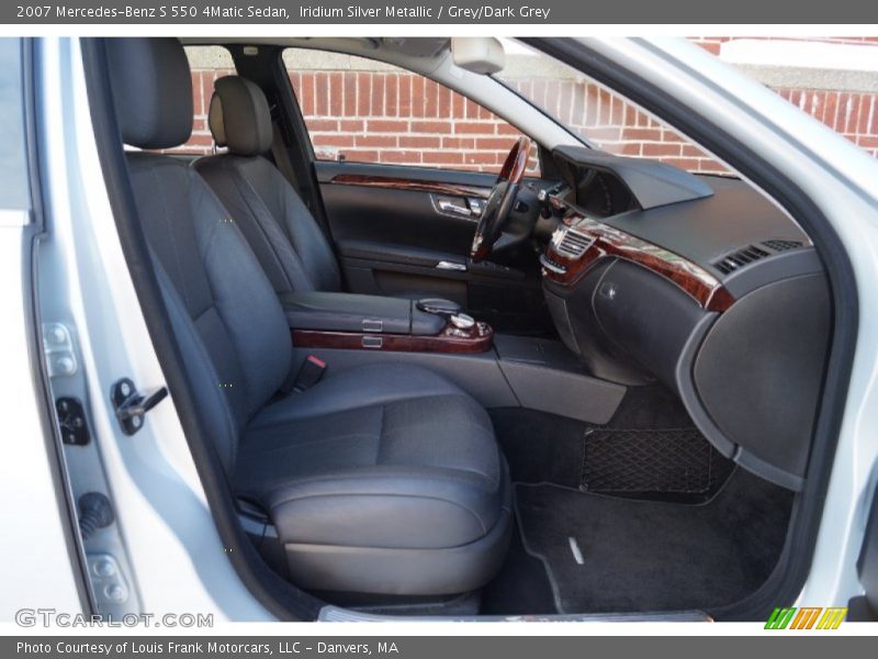 Iridium Silver Metallic / Grey/Dark Grey 2007 Mercedes-Benz S 550 4Matic Sedan