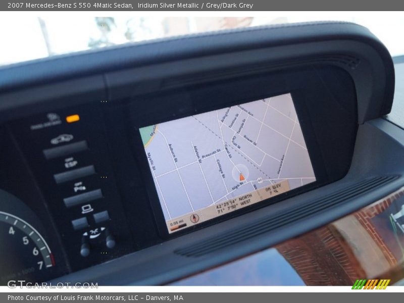 Navigation of 2007 S 550 4Matic Sedan