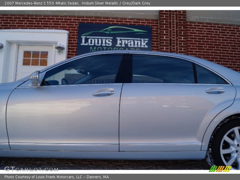 Iridium Silver Metallic / Grey/Dark Grey 2007 Mercedes-Benz S 550 4Matic Sedan