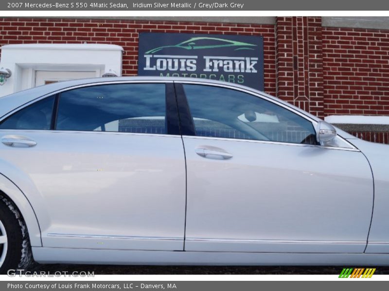 Iridium Silver Metallic / Grey/Dark Grey 2007 Mercedes-Benz S 550 4Matic Sedan