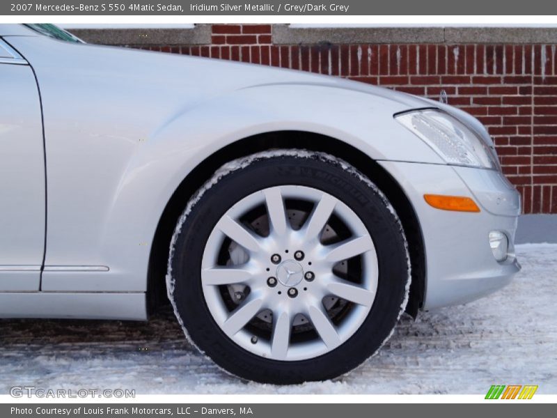 Iridium Silver Metallic / Grey/Dark Grey 2007 Mercedes-Benz S 550 4Matic Sedan