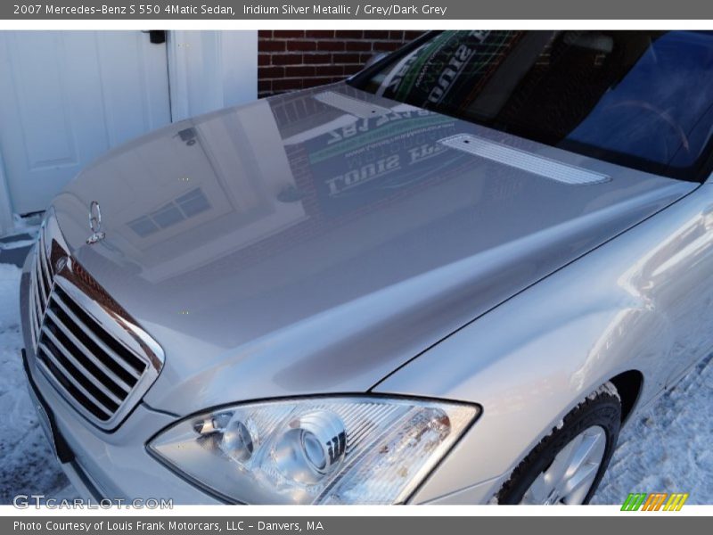 Iridium Silver Metallic / Grey/Dark Grey 2007 Mercedes-Benz S 550 4Matic Sedan