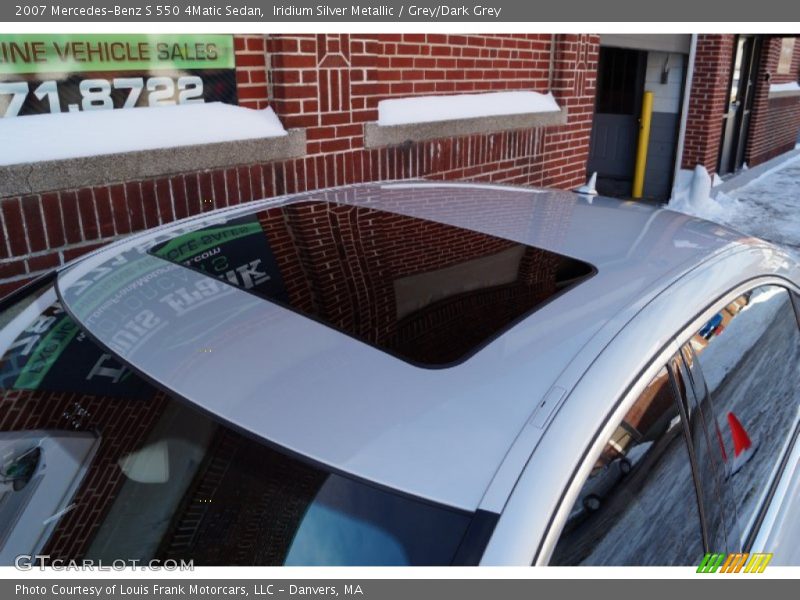 Iridium Silver Metallic / Grey/Dark Grey 2007 Mercedes-Benz S 550 4Matic Sedan