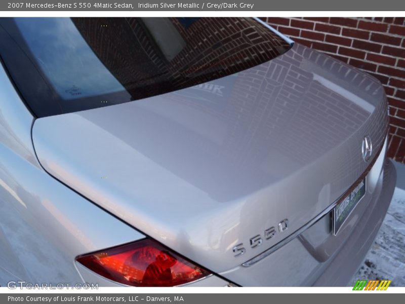 Iridium Silver Metallic / Grey/Dark Grey 2007 Mercedes-Benz S 550 4Matic Sedan