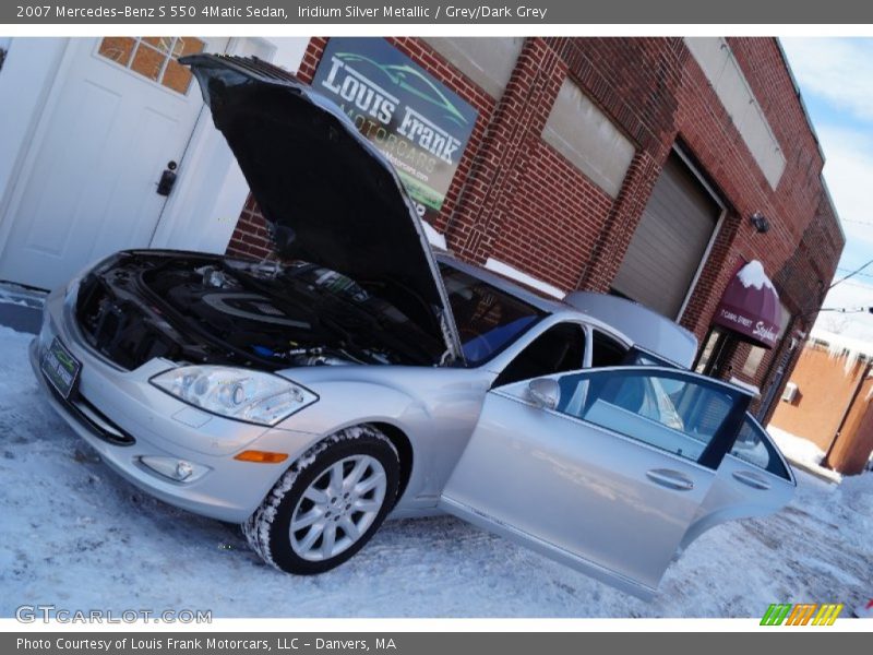 Iridium Silver Metallic / Grey/Dark Grey 2007 Mercedes-Benz S 550 4Matic Sedan