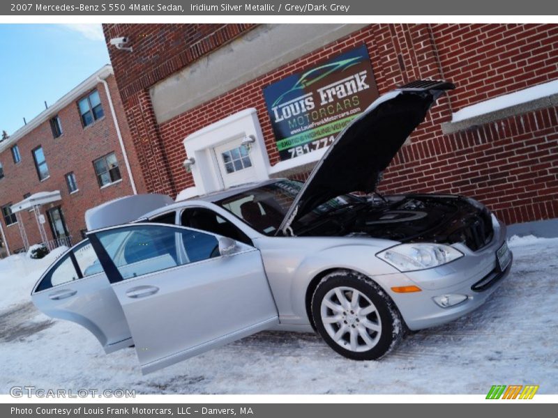 Iridium Silver Metallic / Grey/Dark Grey 2007 Mercedes-Benz S 550 4Matic Sedan