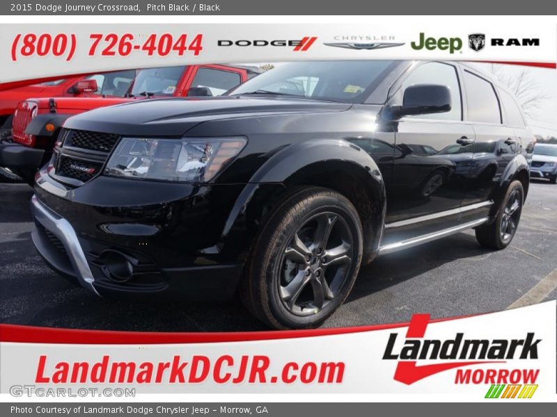 Pitch Black / Black 2015 Dodge Journey Crossroad