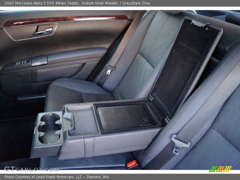 Iridium Silver Metallic / Grey/Dark Grey 2007 Mercedes-Benz S 550 4Matic Sedan