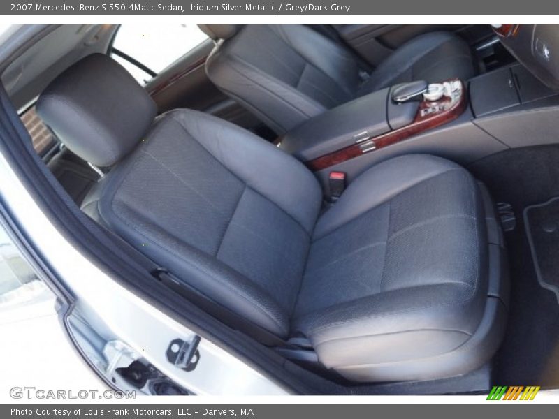 Iridium Silver Metallic / Grey/Dark Grey 2007 Mercedes-Benz S 550 4Matic Sedan