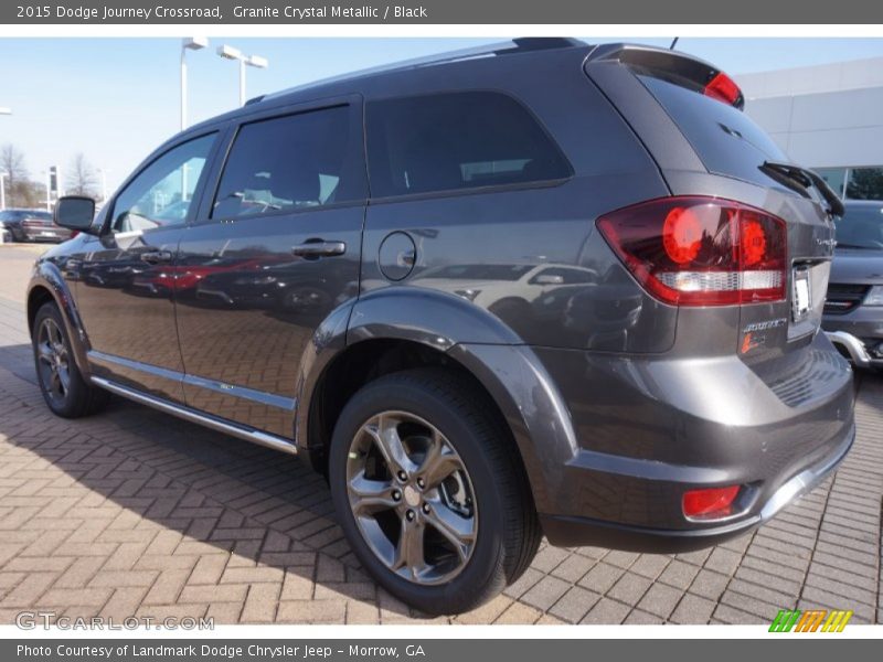 Granite Crystal Metallic / Black 2015 Dodge Journey Crossroad
