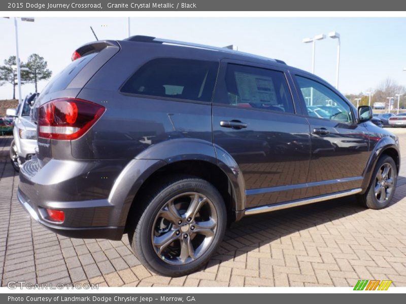 Granite Crystal Metallic / Black 2015 Dodge Journey Crossroad
