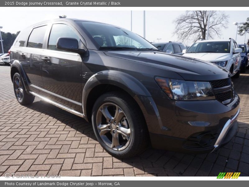 Granite Crystal Metallic / Black 2015 Dodge Journey Crossroad